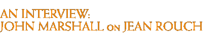 John Marshall Interview