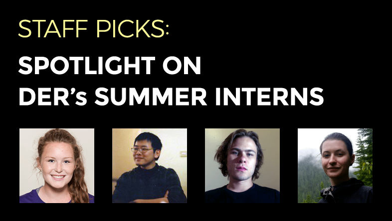 Staff Picks: DER's Summer Interns